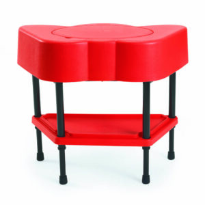 Red Sensory Table