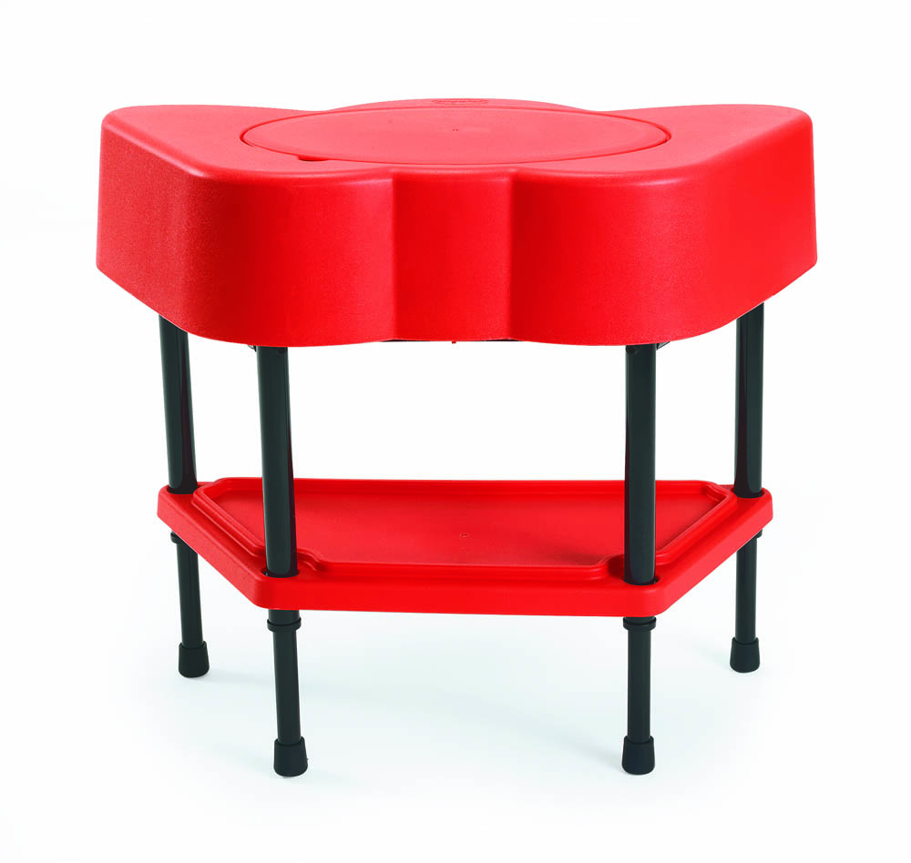 Red Sensory Table