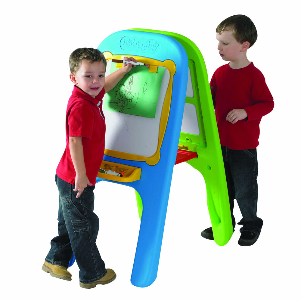 Kids Playing Indoor/Outdoor Molded Easel