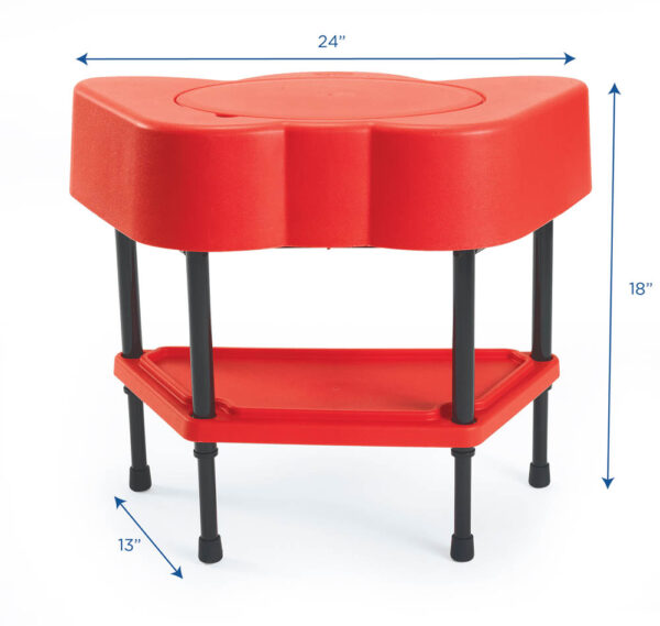 Red Sensory Table