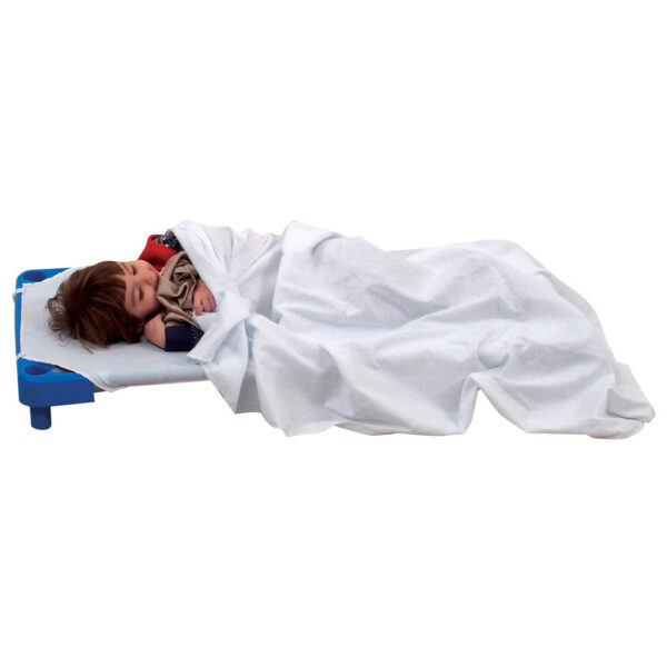 Toddler in Cot
