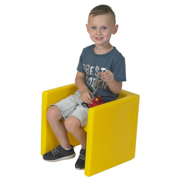 Toddler in Yellow Chair