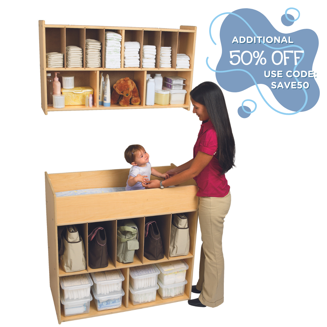 Changing Table with Storage Below Children's Factory